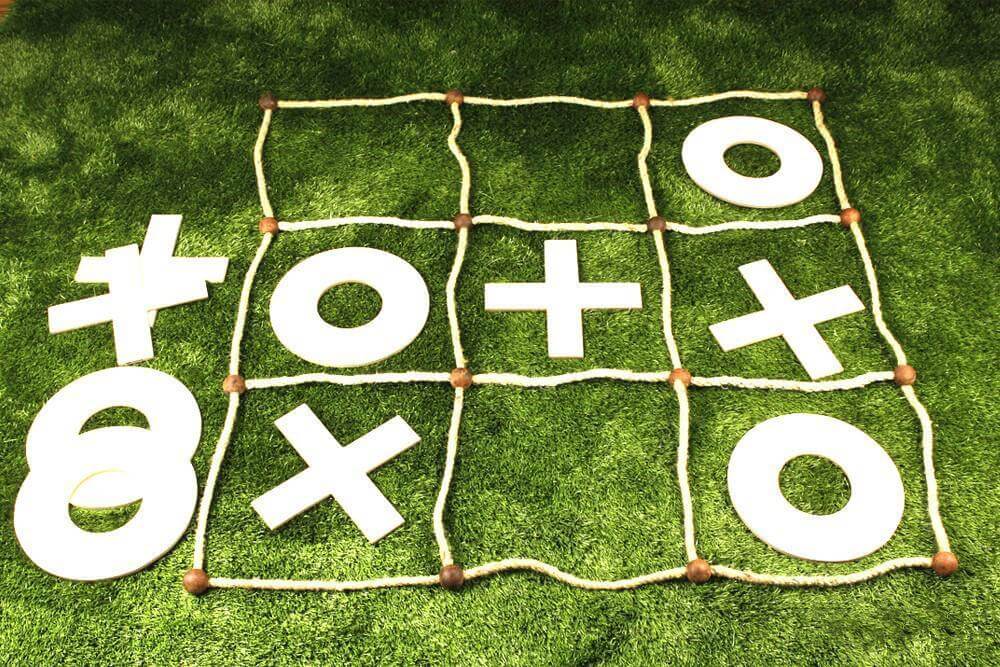 Supersized Tic Tac Toe Fun at Veda Adventures